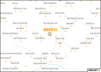 map of Barakī