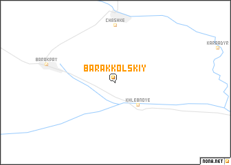 map of Barakkolʼskiy