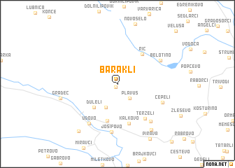 map of Barakli