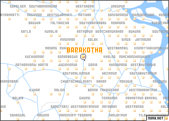 map of Barākotha