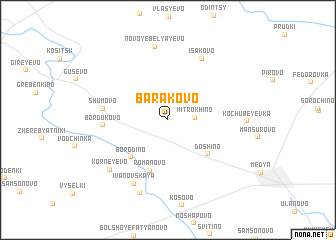 map of Barakovo