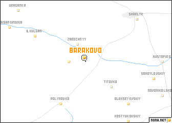 map of Barakovo