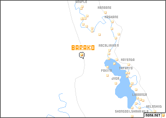 map of Barako