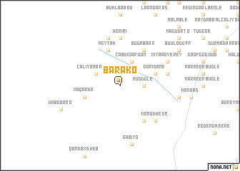 map of Barako