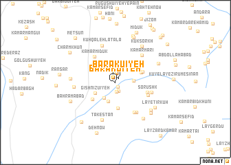 map of Barākū\