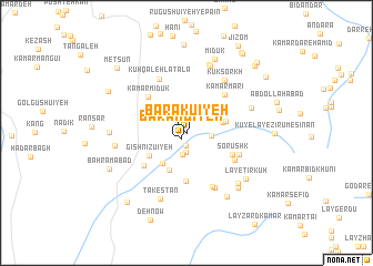 map of Barākū\