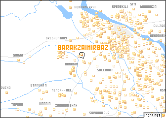 map of Barākzai Mīrbāz