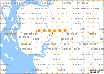 map of Bara Lakshmīpur