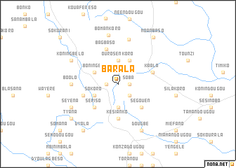 map of Barala