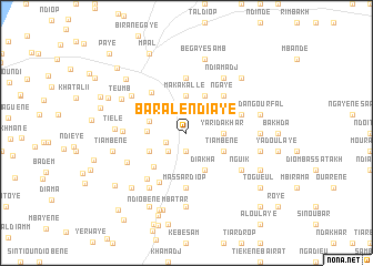 map of Baralé Ndiaye