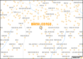 map of Baraléongo