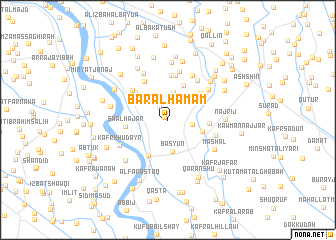 map of Bār al Ḩamām