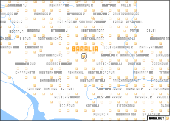 map of Barālia