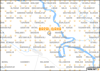 map of Barālidaha