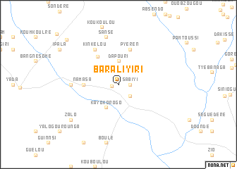 map of Baraliyiri