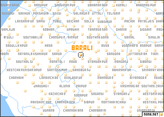 map of Barāli