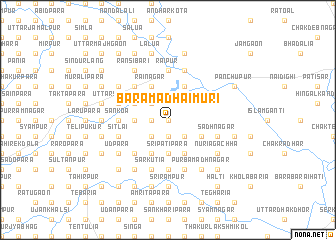 map of Bara Mādhāimuri