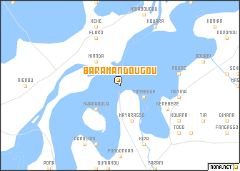 map of Baramandougou