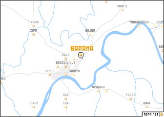 map of Barama