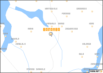 map of Baramba