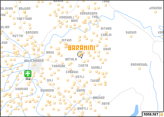 map of Baramīni