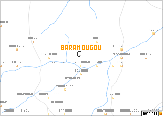 map of Baramiougou