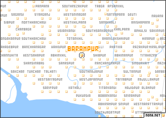 map of Barampur