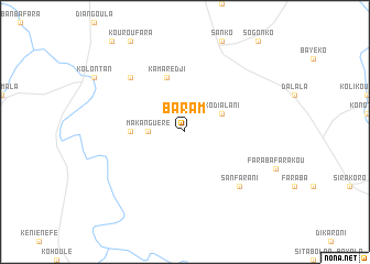 map of Baram