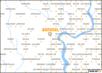 map of Baranāl