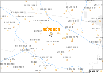 map of Barānān