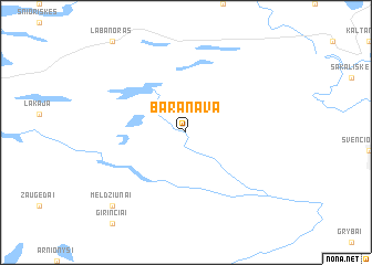 map of Baranava