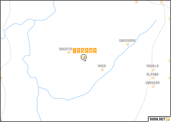 map of Barana
