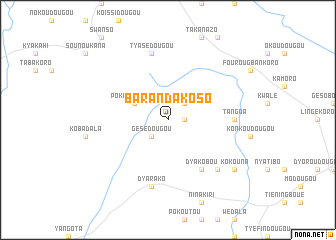 map of Barandakoso