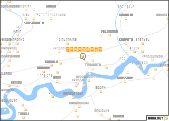 map of Barandama