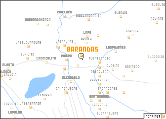 map of Barandas