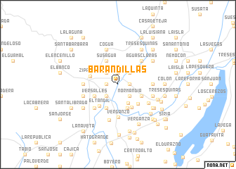 map of Barandillas