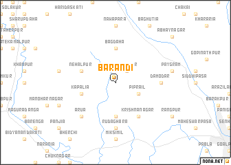 map of Bārāndi