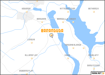 map of Baranduda