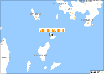 map of Barangonan