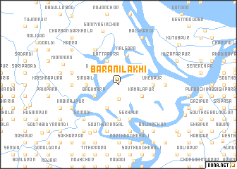 map of Bara Nilakhi