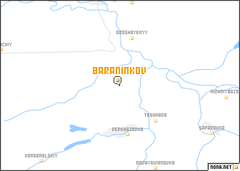 map of Baraninkov