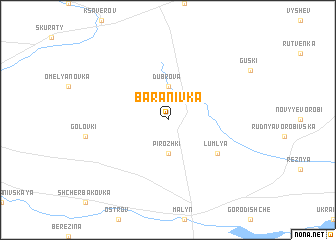 map of Baranivka