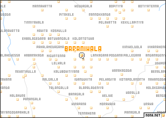 map of Baraniwala
