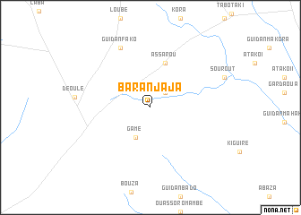 map of Baranjaja