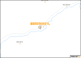 map of Bārānkheyl