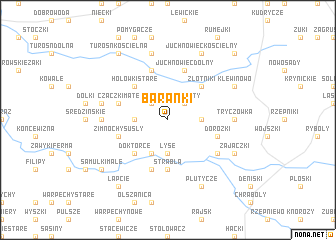 map of Baranki