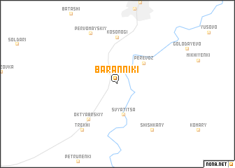 map of Baranniki