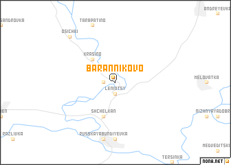 map of Barannikovo