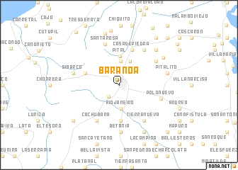 map of Baranoa