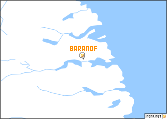 map of Baranof